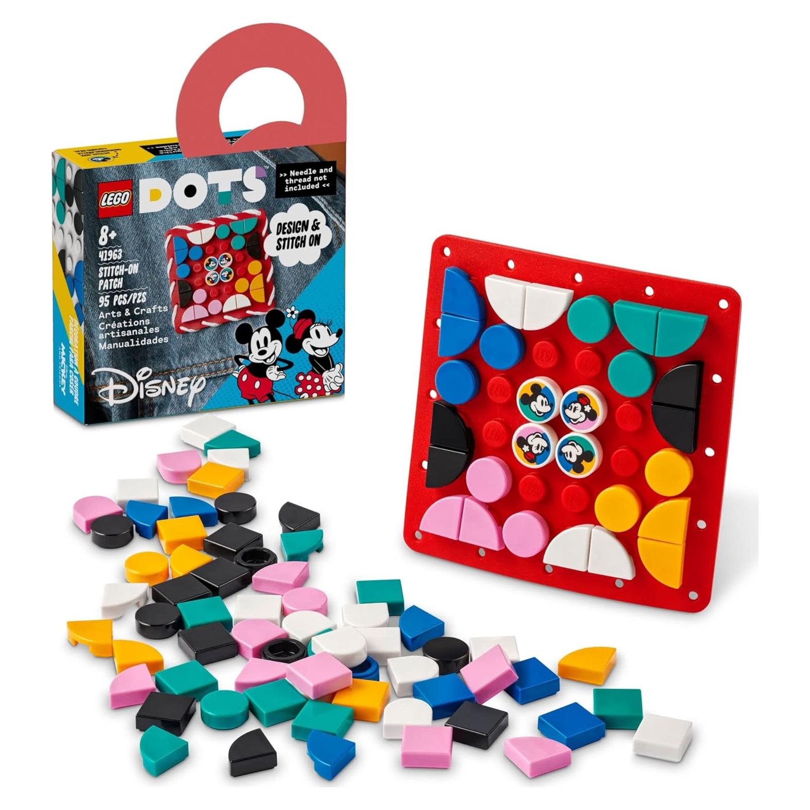 LEGO DOTS Parchera Mickey y Minnie Mouse 41963 - Kit DIY 95 Piezas