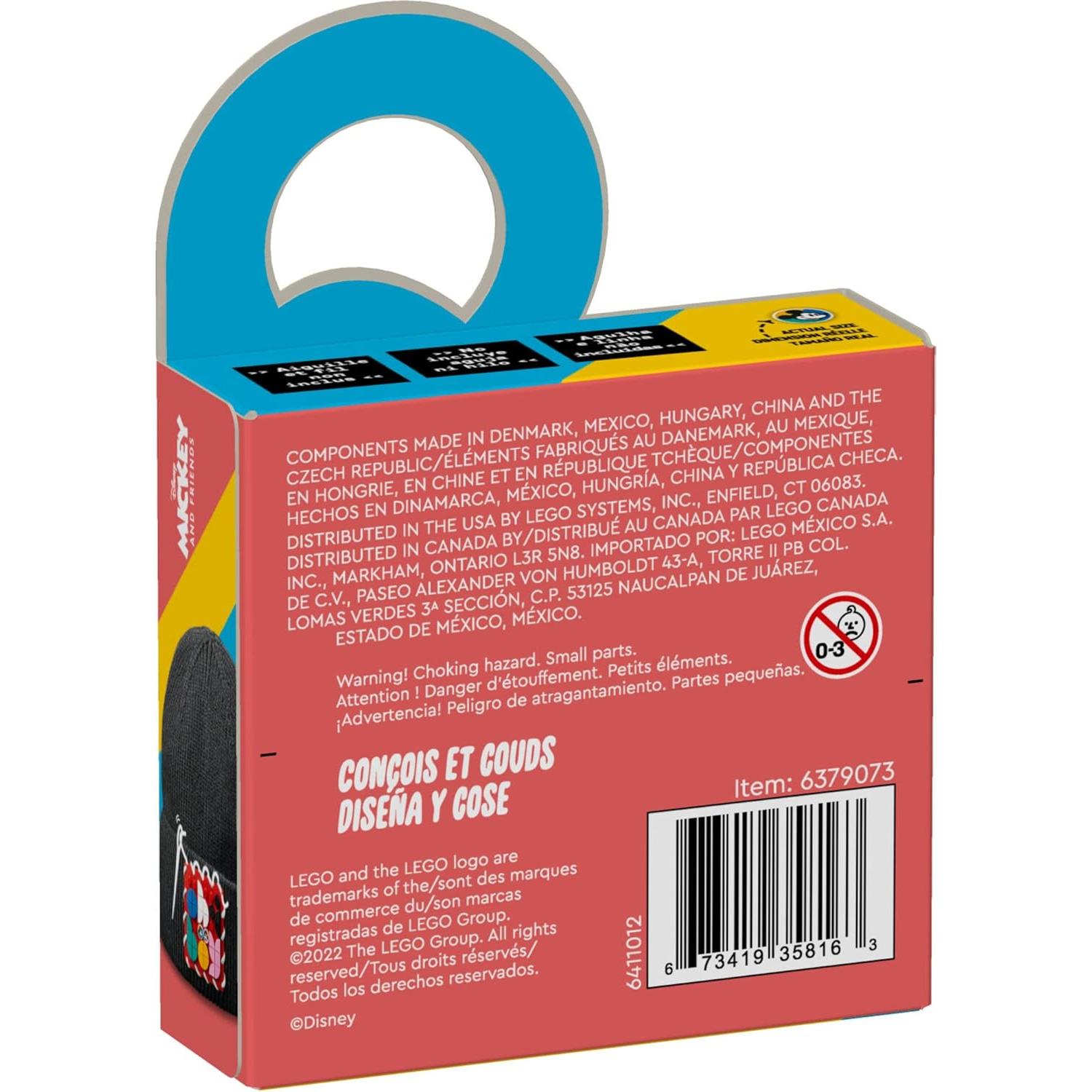 LEGO DOTS Parchera Mickey y Minnie Mouse 41963 - Kit DIY 95 Piezas