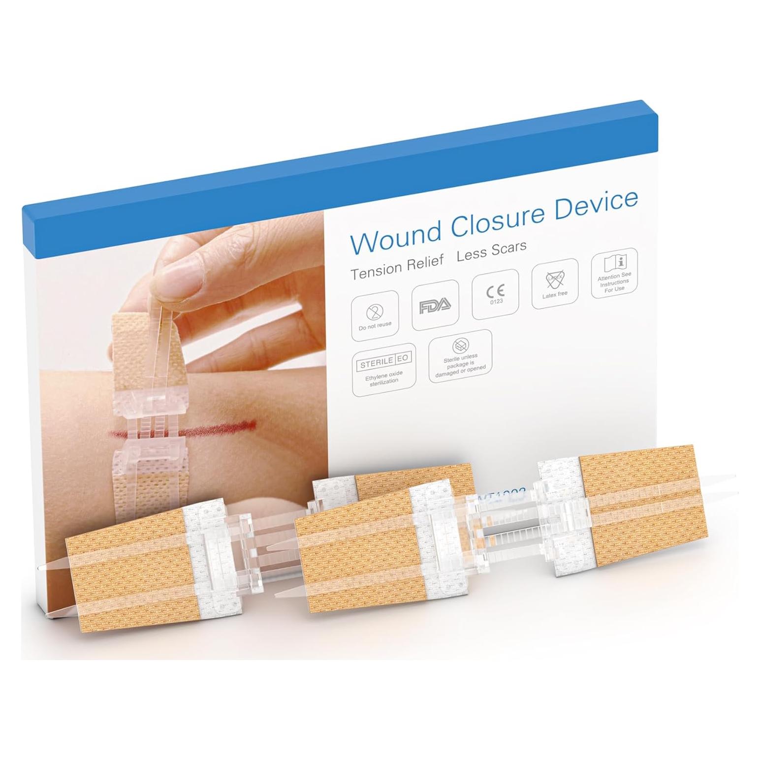 Kit de Cierre de Heridas Sin Suturas SEABIRD - 2 Piezas