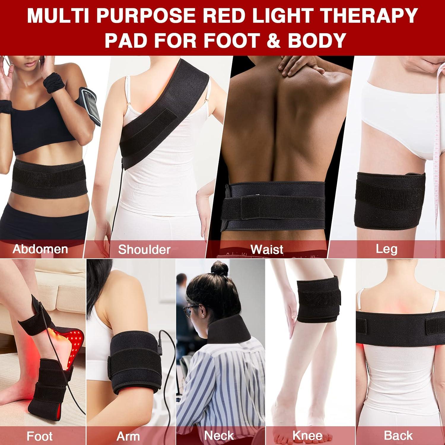 Terapia de Luz Roja LED CAMECO para Pies y Cuerpo 640nm 660nm