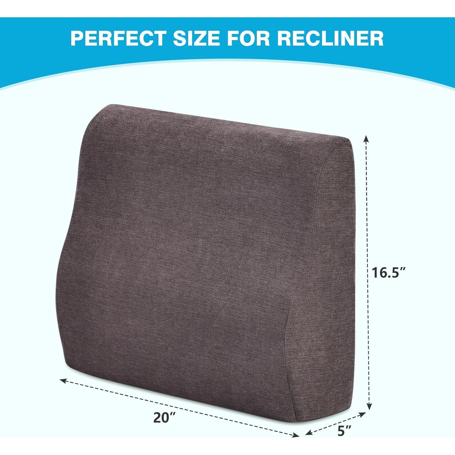 Almohada de Soporte Lumbar TANYOO con Espuma de Memoria 50.8x12.7 cm