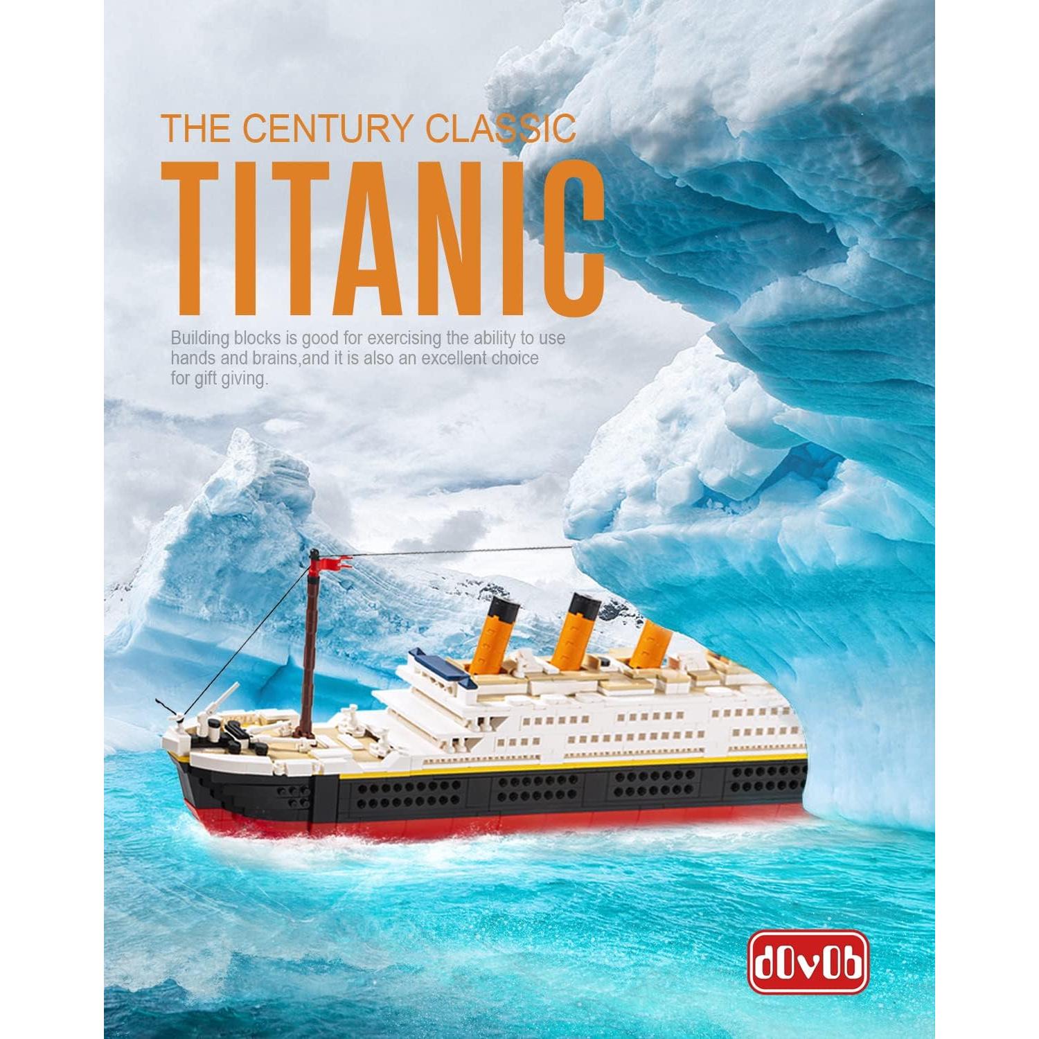 Set de Construcción Titanic dOvOb - 1288 Mini Bloques