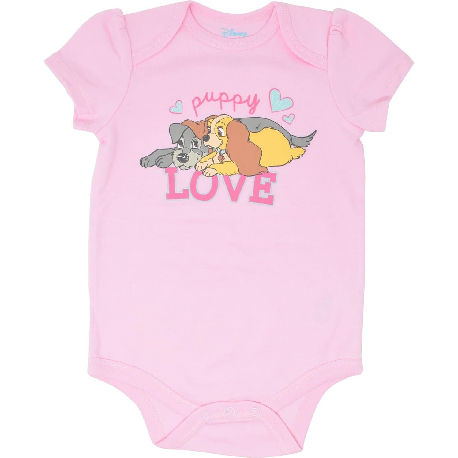 Paquete de 5 Bodies Disney para Bebés 0-24 Meses