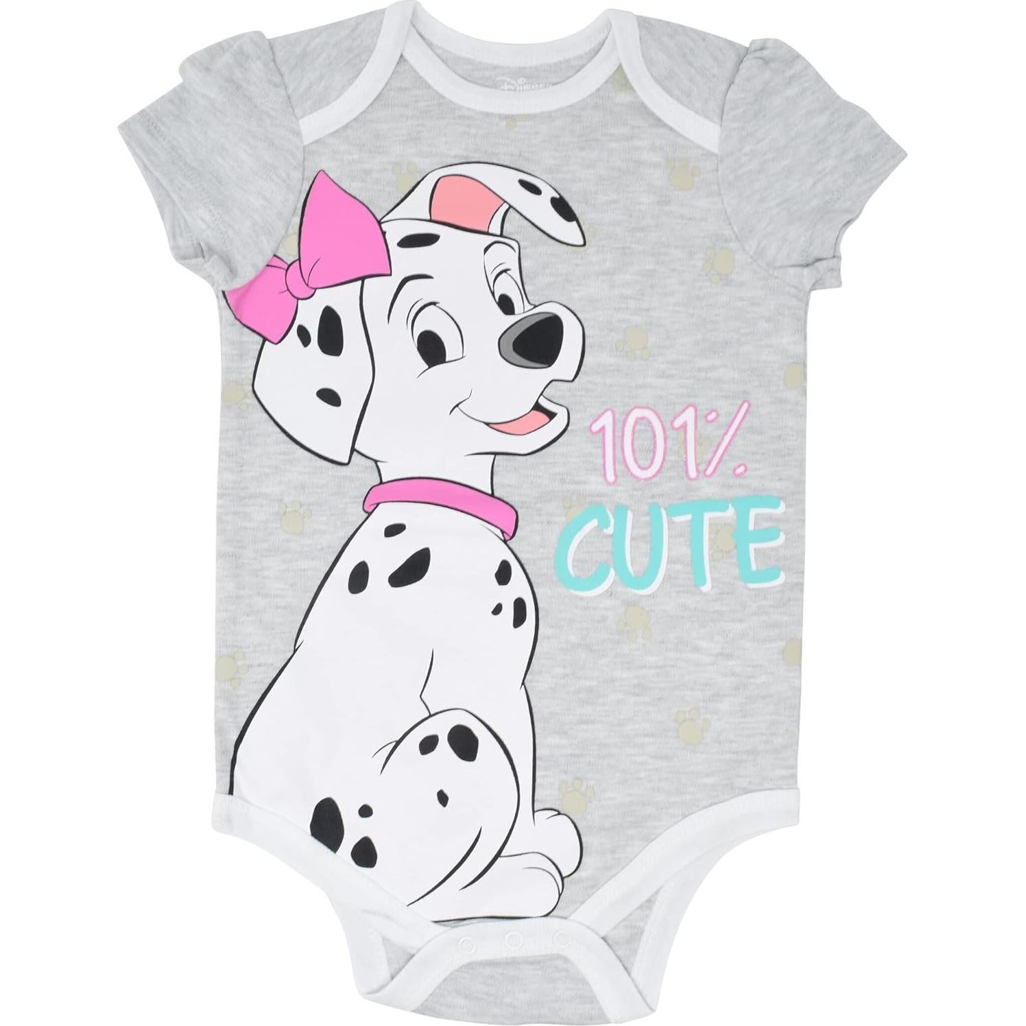 Paquete de 5 Bodies Disney para Bebés 0-24 Meses