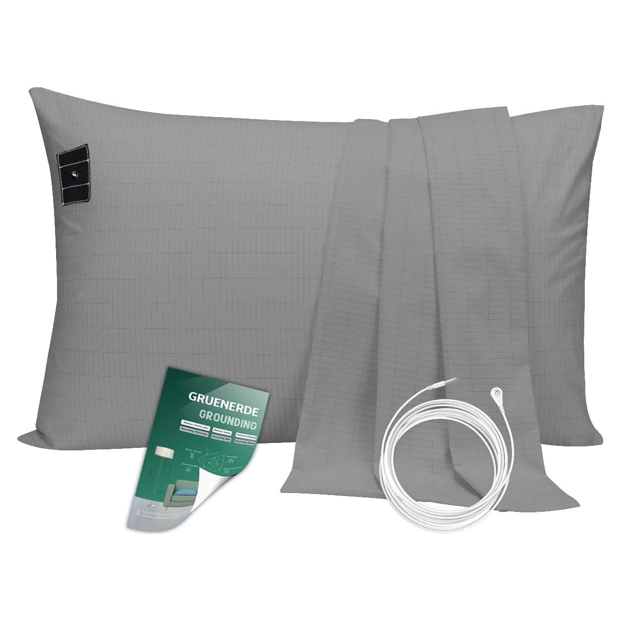 Funda de Almohada de Conexión a Tierra Gruenerde 50x76cm Algodón Orgánico