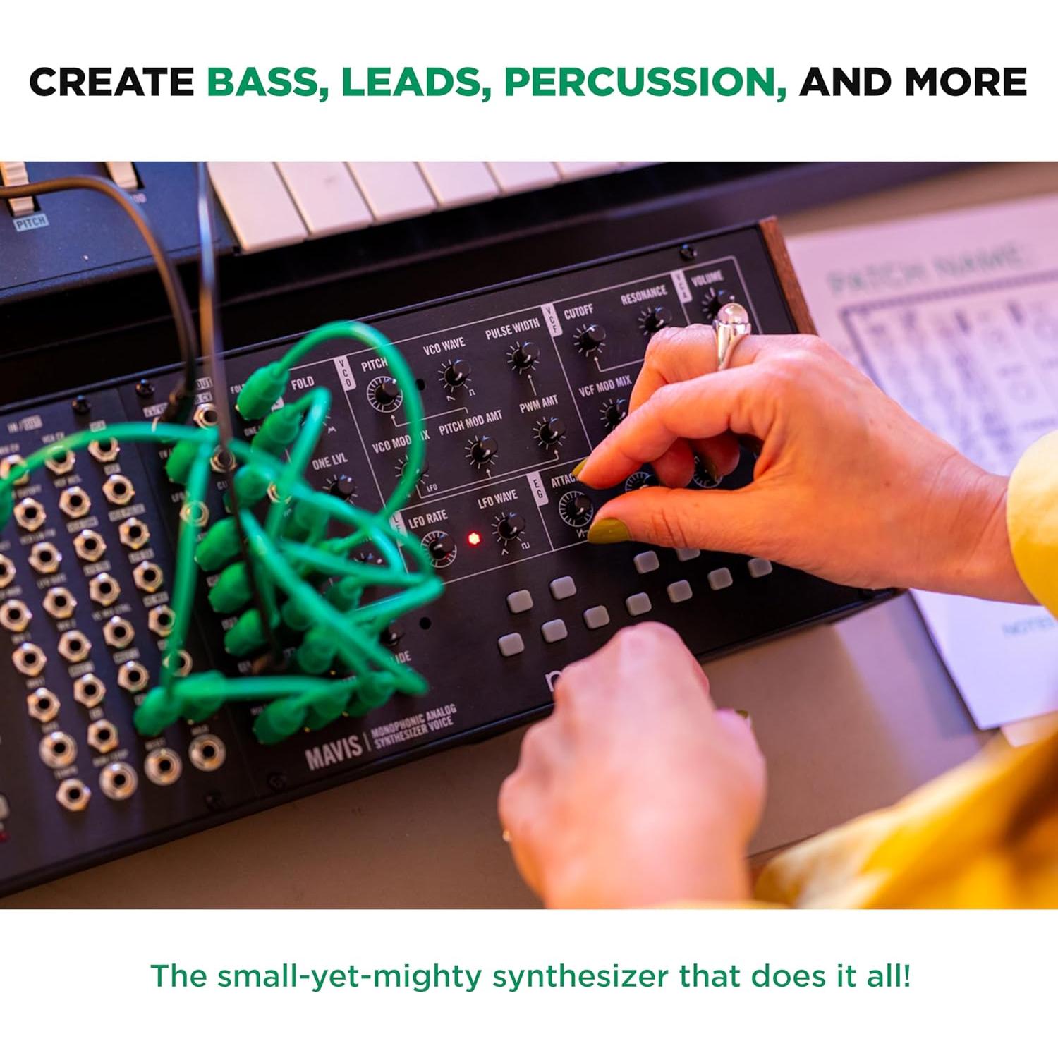 Sintetizador Analógico Moog Mavis - Semi-Modular 44HP