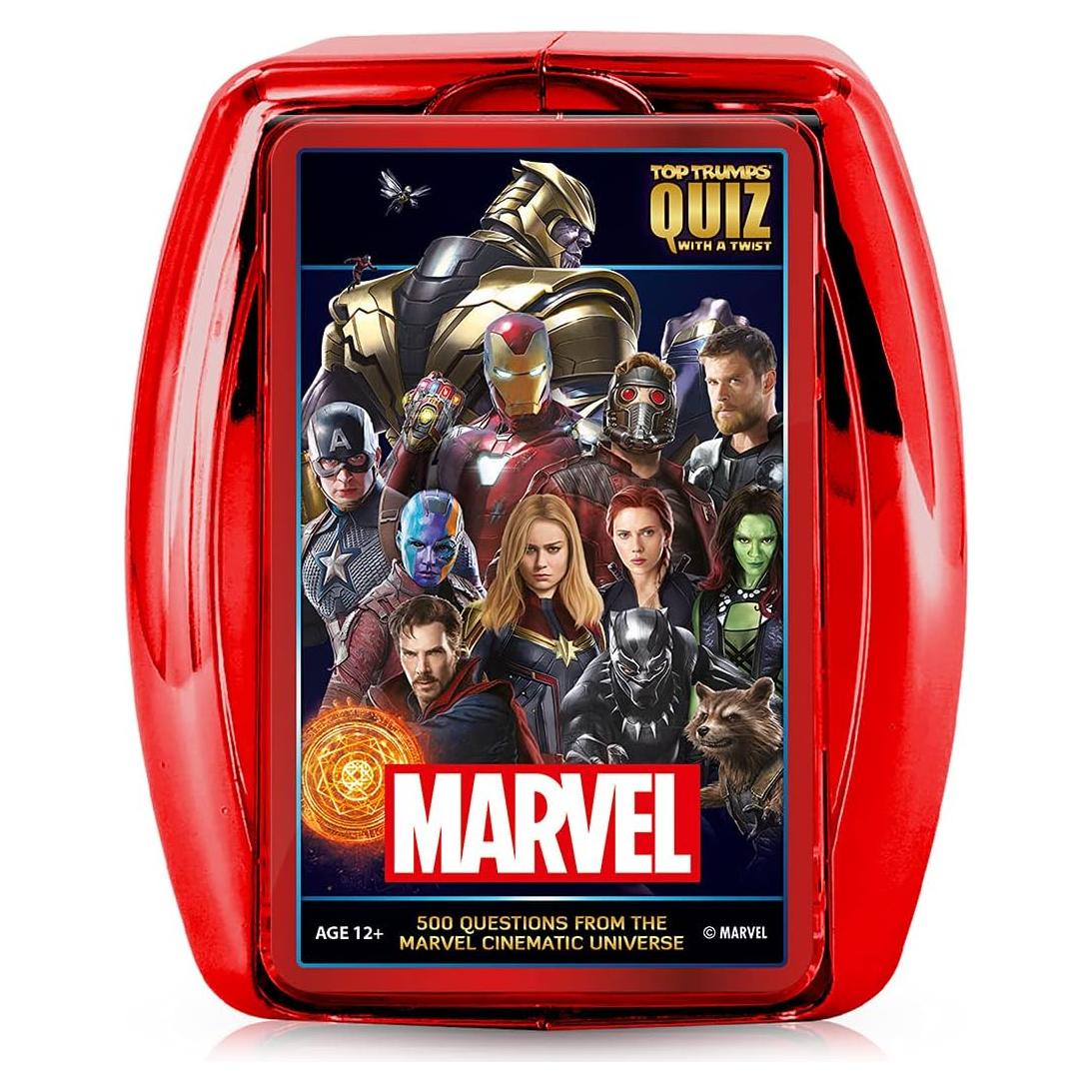 Juego de Preguntas Marvel Top Trumps 500 Preguntas 8+
