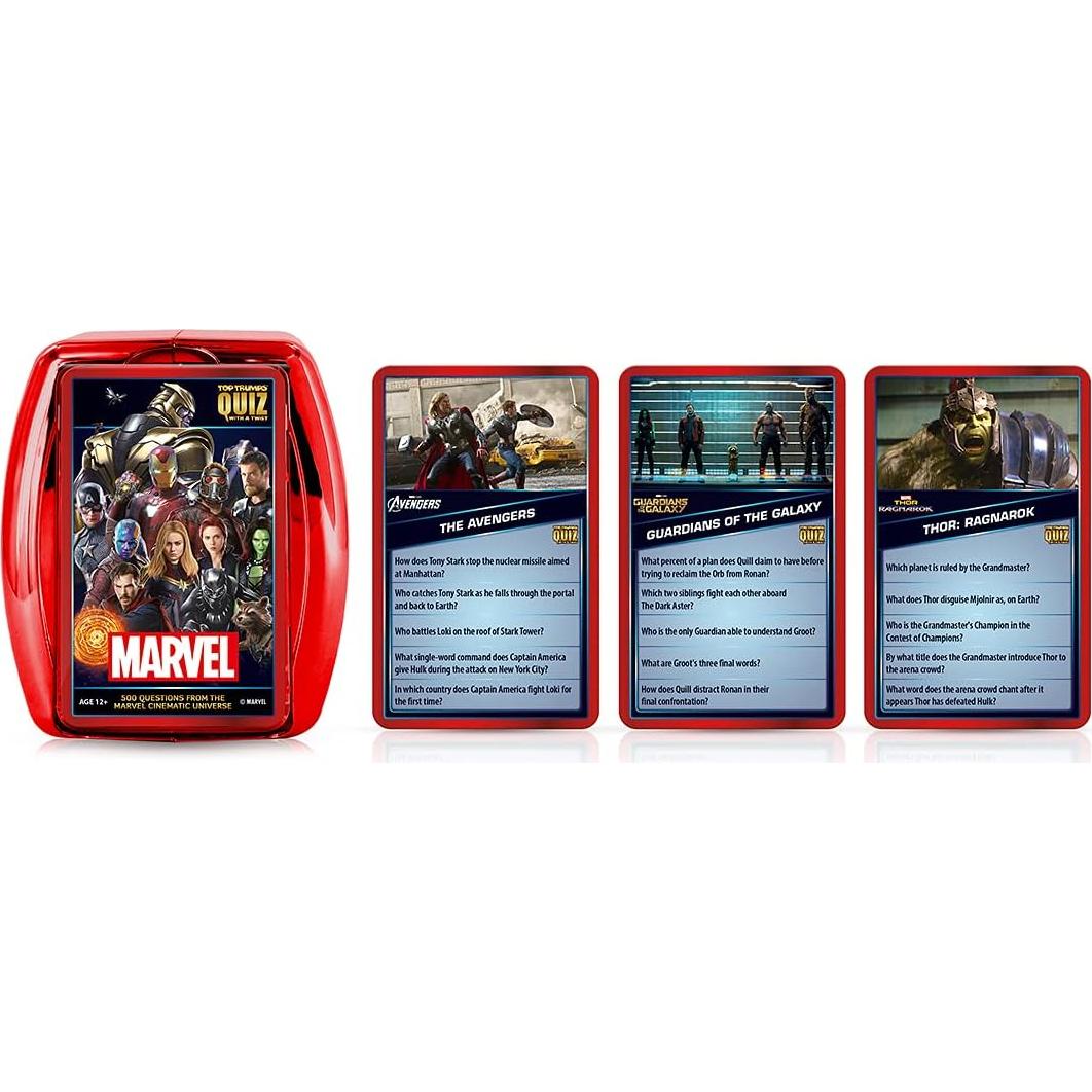 Juego de Preguntas Marvel Top Trumps 500 Preguntas 8+