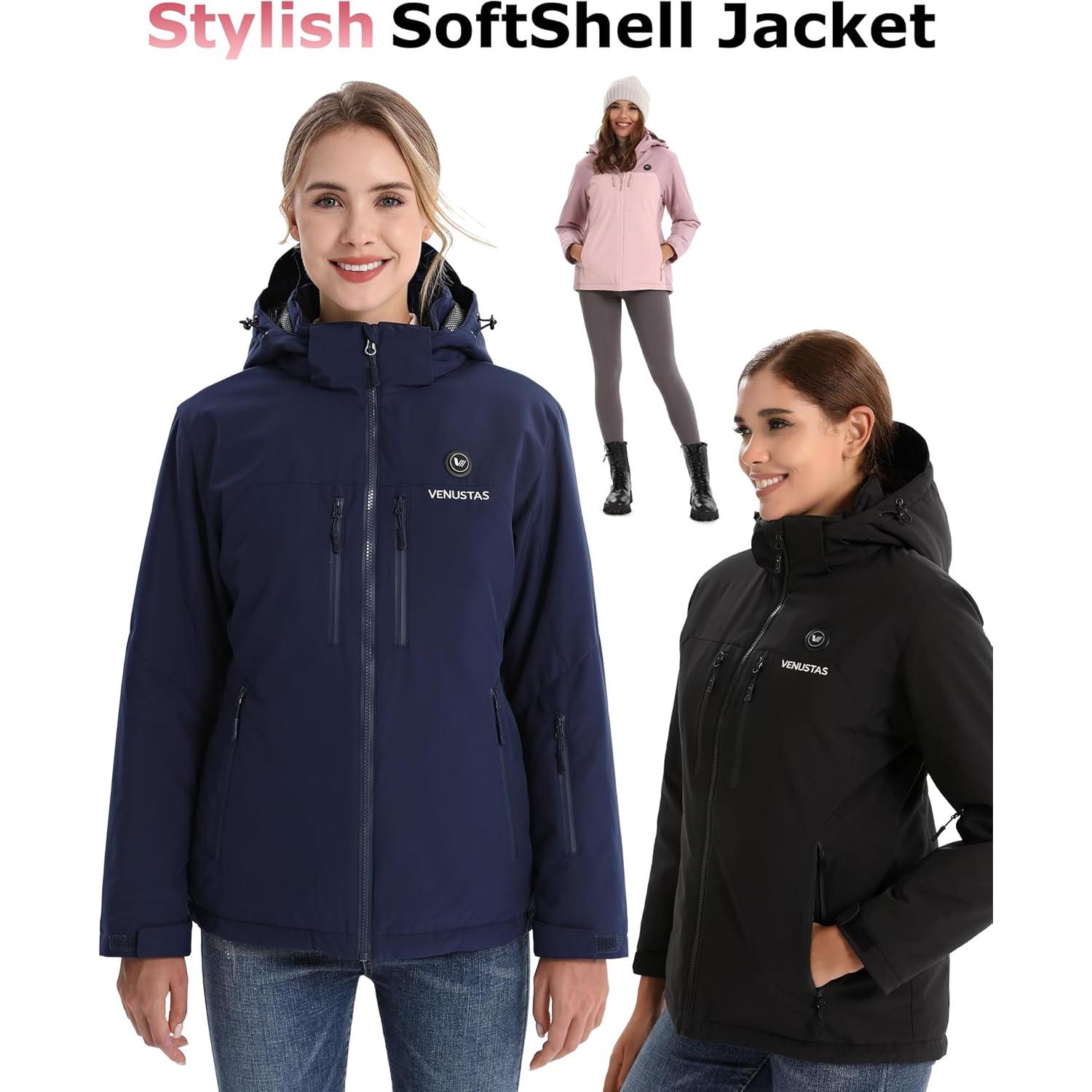 Chaqueta Térmica Utilitaria Venustas para Mujeres 12V 60°C