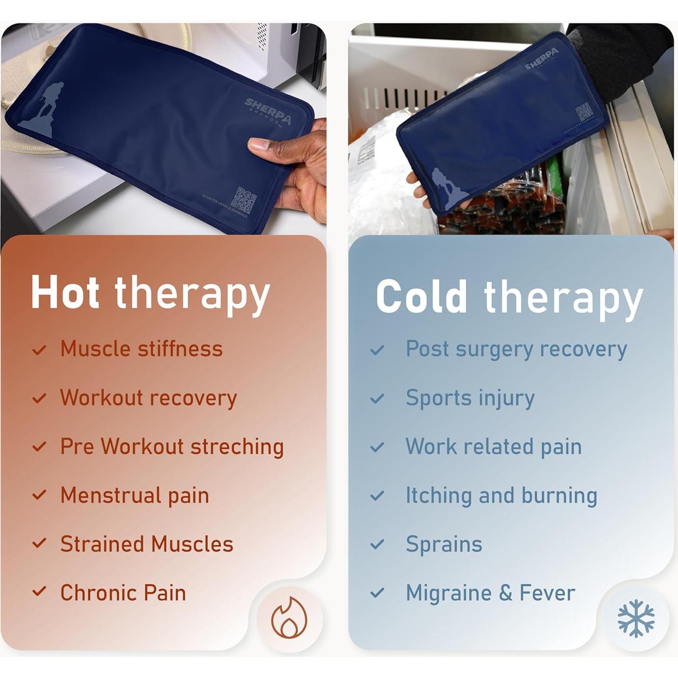 Paquete de Hielo Reutilizable Sherpa 27.94x15.24cm Azul