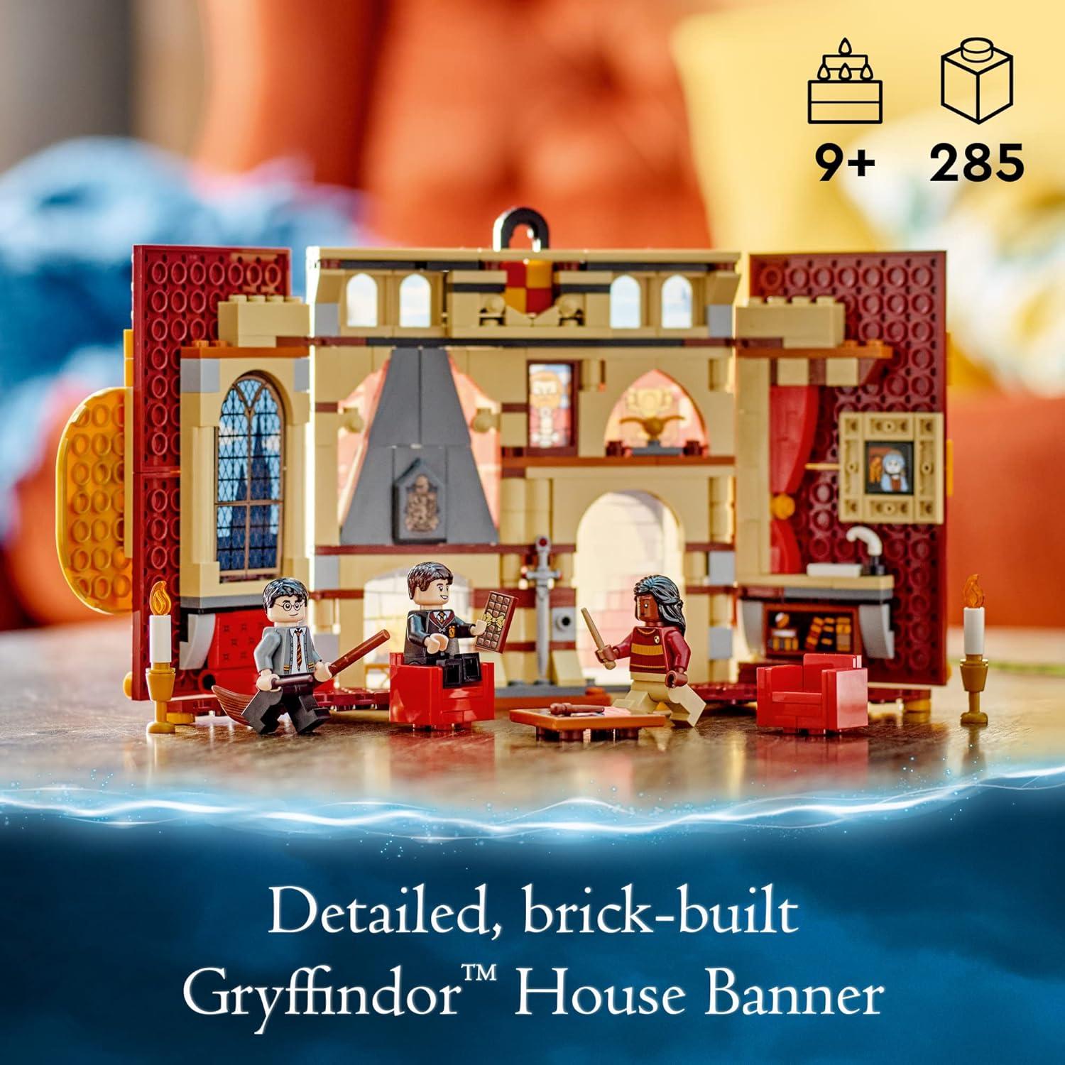 Banner Casa Gryffindor LEGO Harry Potter 76409 20 cm 285 Piezas