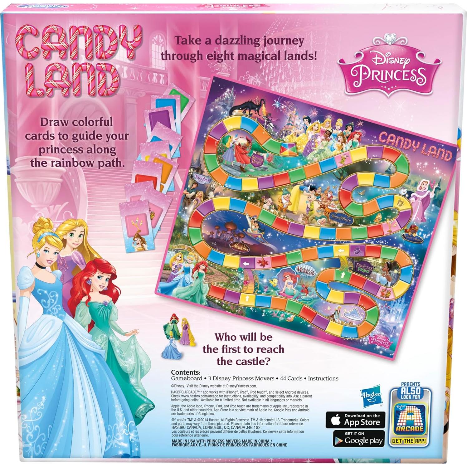 Juego de Mesa Candy Land Princesa Disney Hasbro 0.49 kg