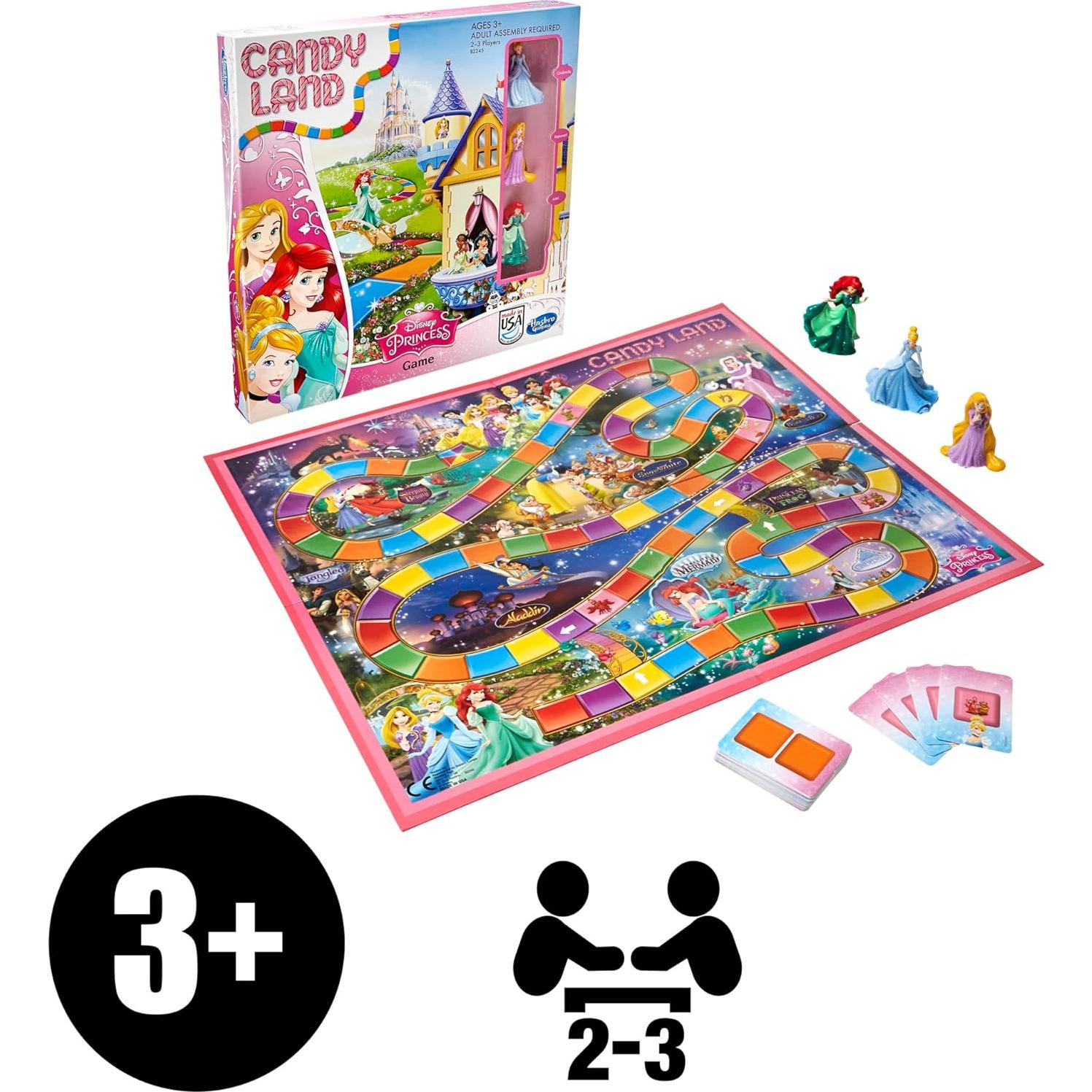 Juego de Mesa Candy Land Princesa Disney Hasbro 0.49 kg
