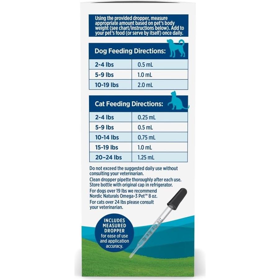 Omega-3 para Mascotas Nordic Naturals 59 ml - Aceite de Pescado