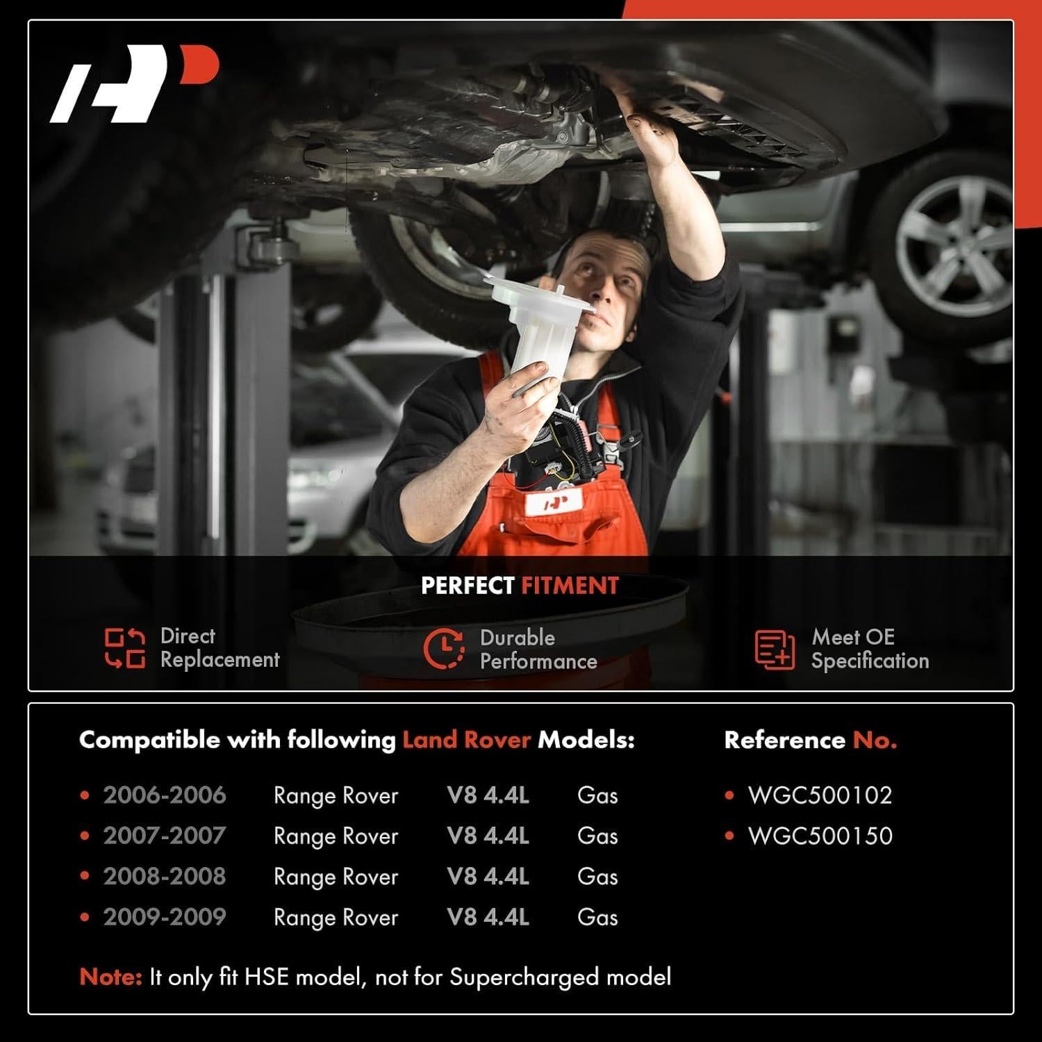 Filtro de Combustible A-Premium para Land Rover HSE 2006-2009