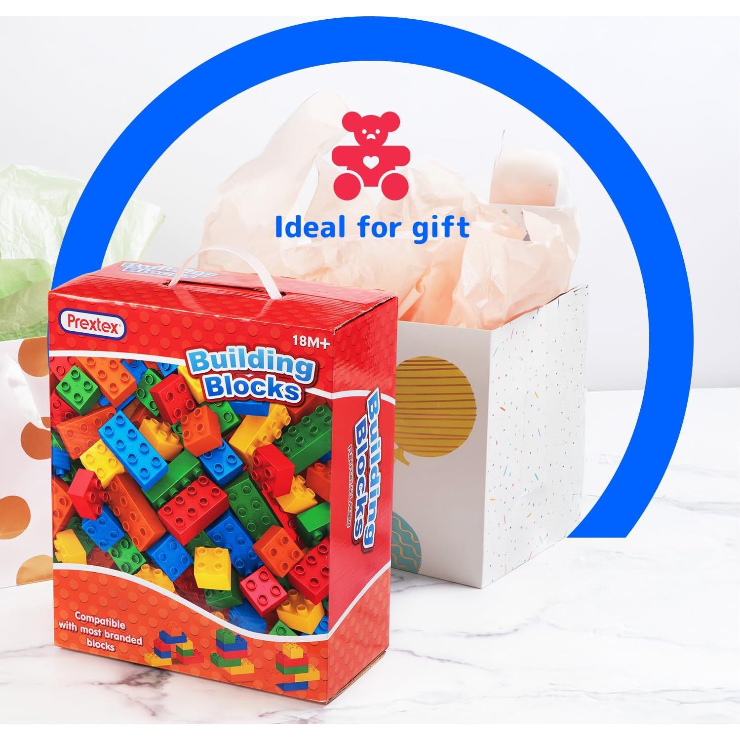 Set de Bloques de Construcción Prextex 100 Piezas Jumbo