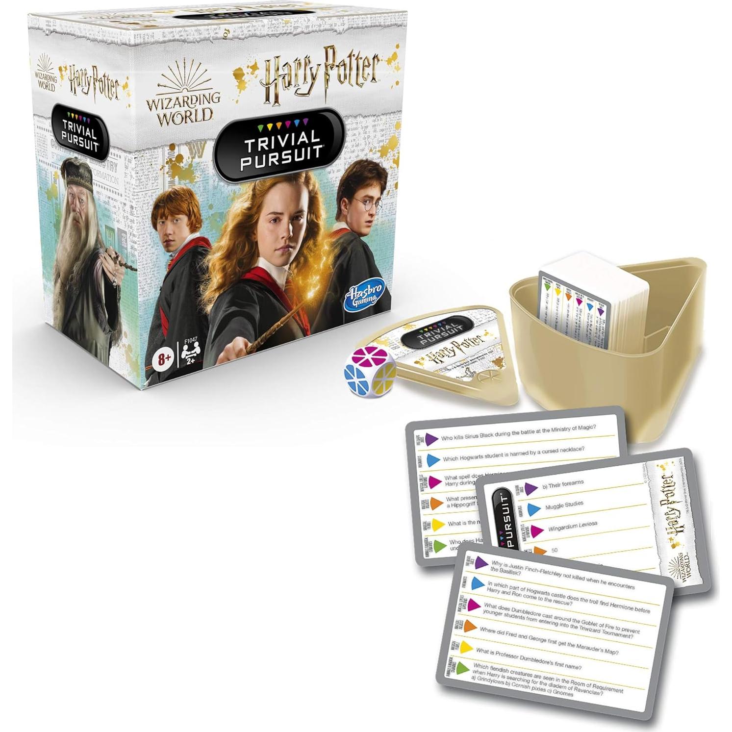 Juego de Trivia Harry Potter Trivial Pursuit Hasbro 600 Preguntas