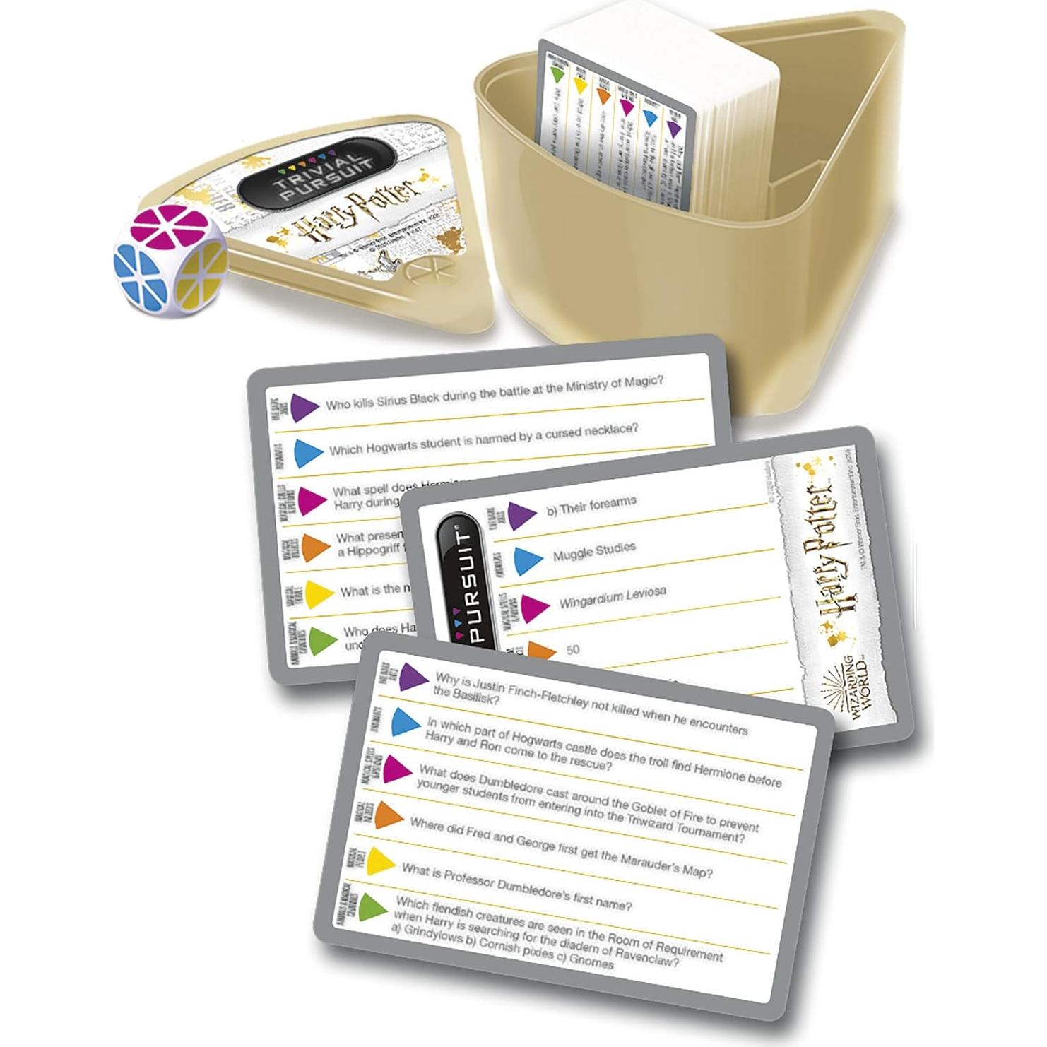 Juego de Trivia Harry Potter Trivial Pursuit Hasbro 600 Preguntas