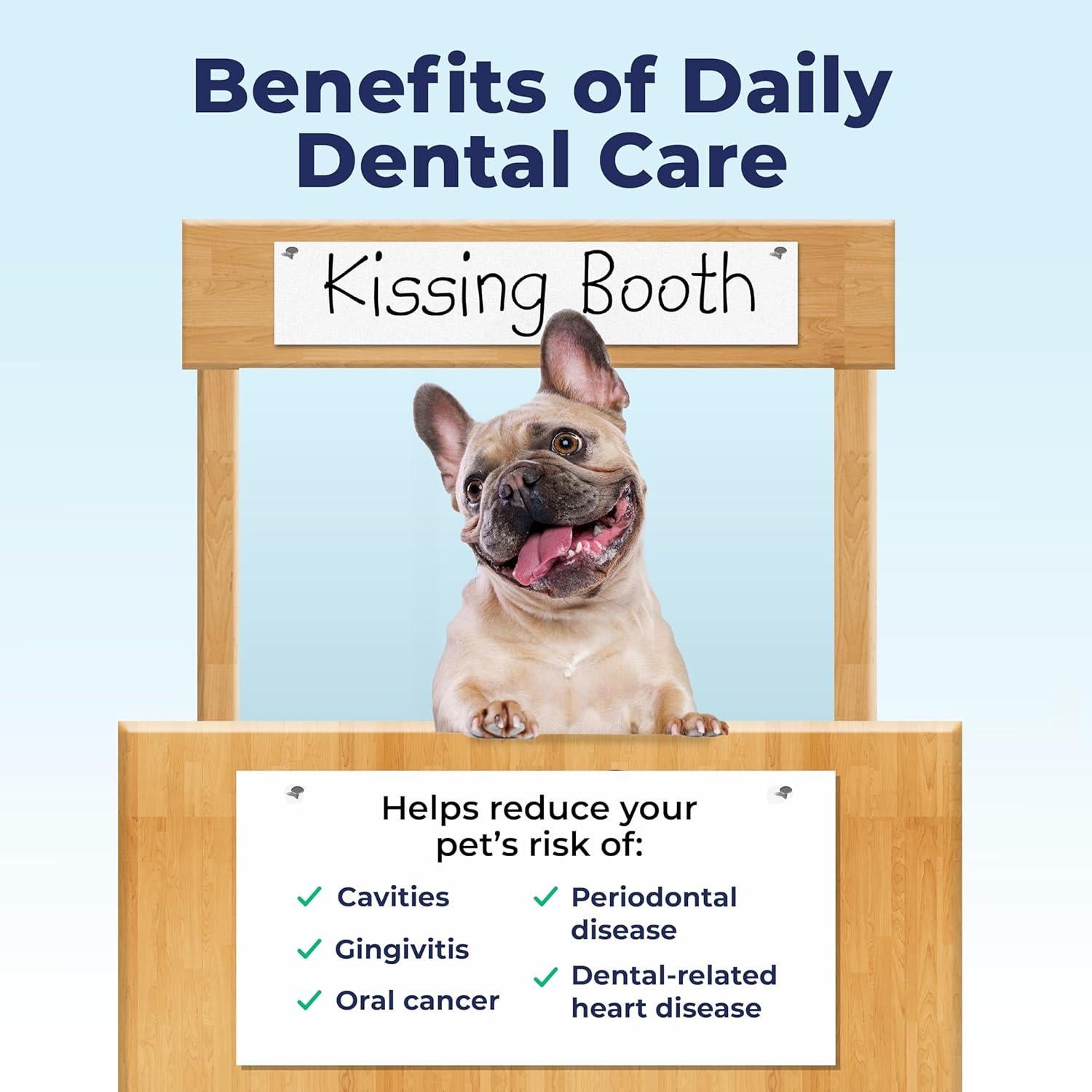 Mitón de limpieza dental Vetnique Dentabliss para perros - Sabor Pollo