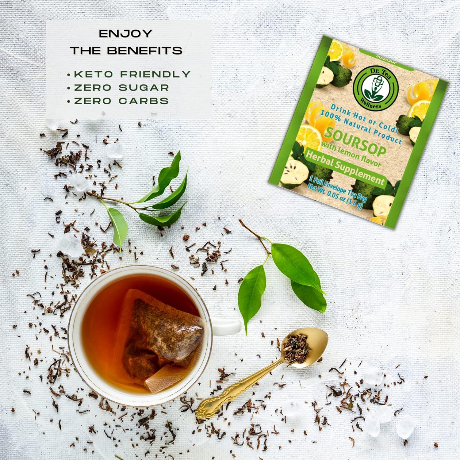 Té de Guanábana con Limón Dr. Tea - 20 Bolsitas Orgánicas