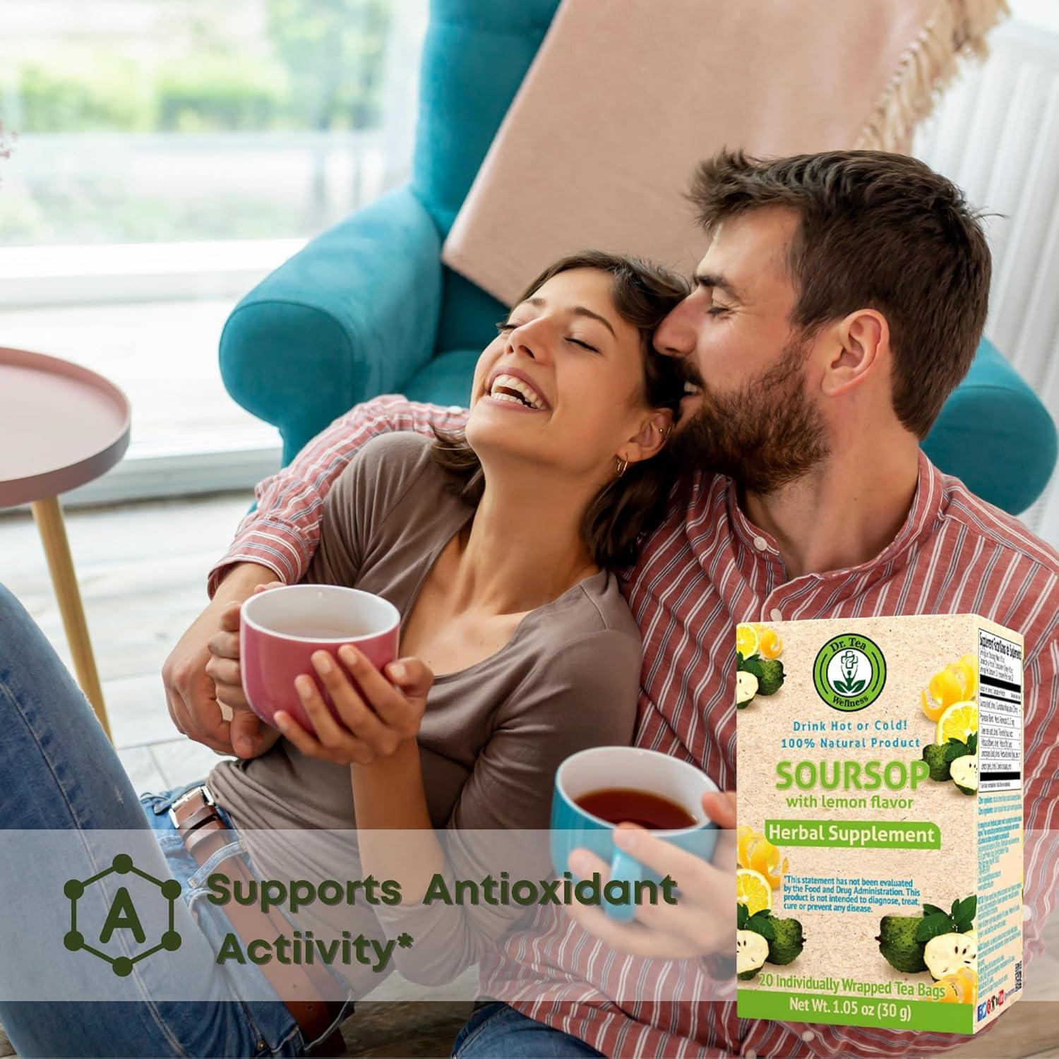 Té de Guanábana con Limón Dr. Tea - 20 Bolsitas Orgánicas