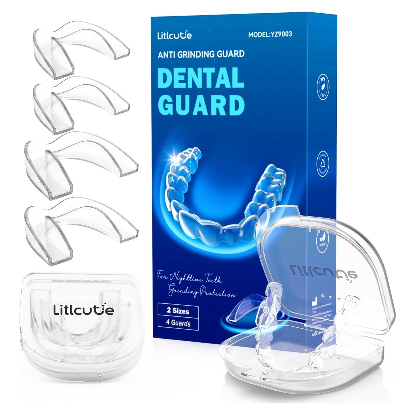 Protector Bucal Litlcutie para Rechinar Dientes - 4 Piezas