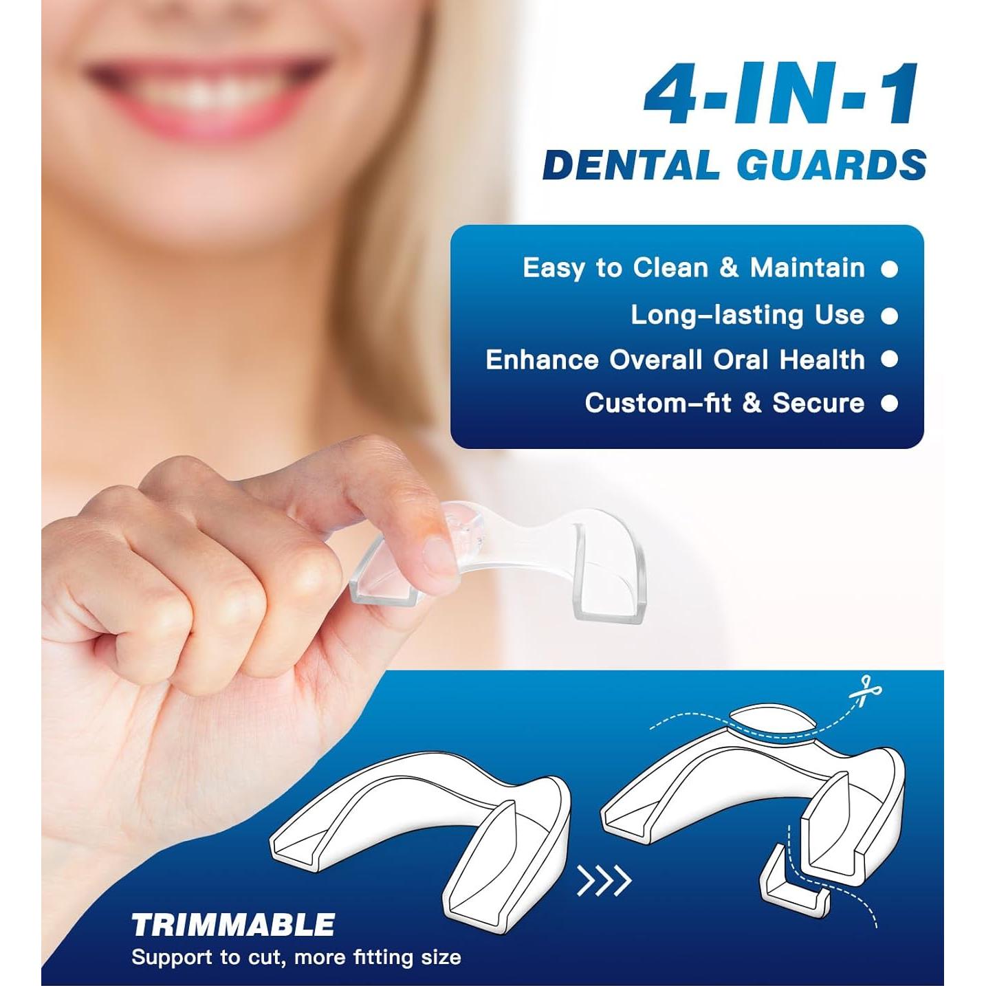 Protector Bucal Litlcutie para Rechinar Dientes - 4 Piezas