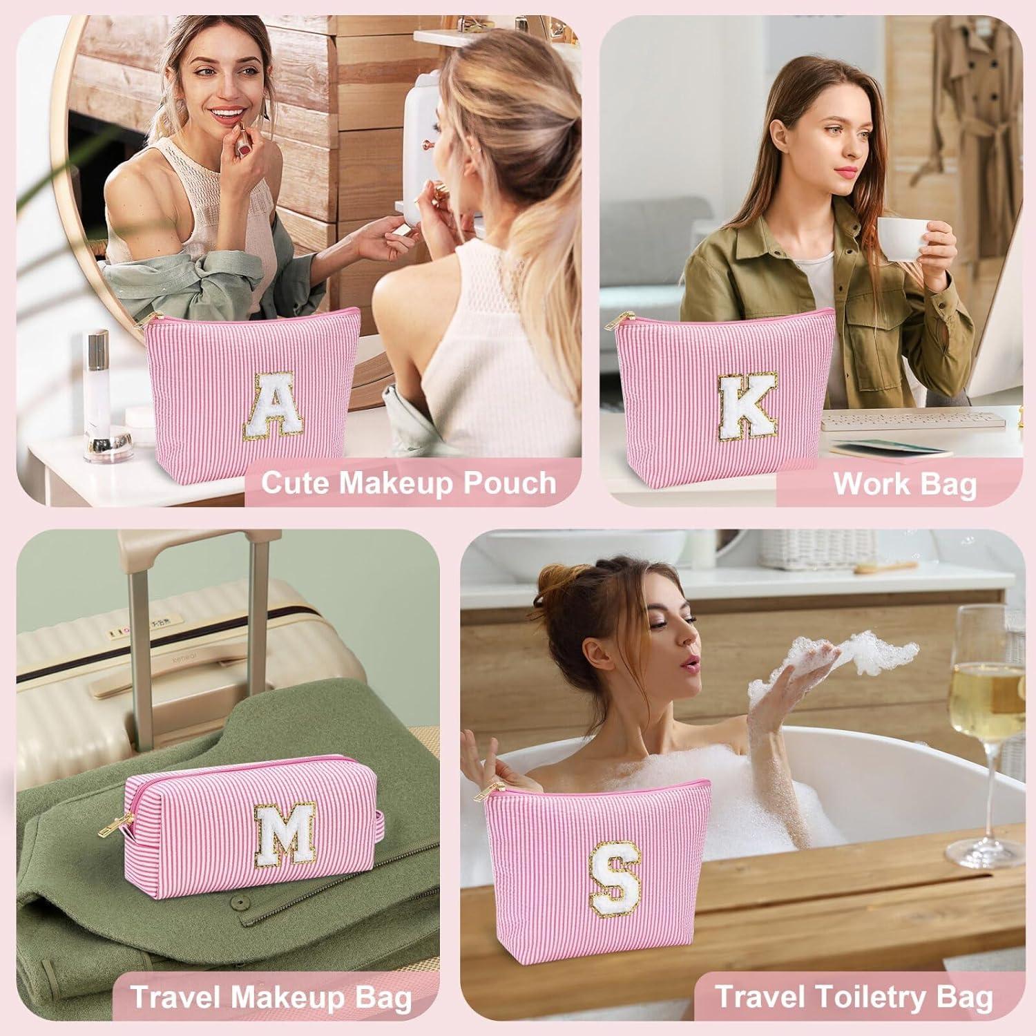 Bolsa de Maquillaje YOOLIFE Rosa Personalizada para Mujeres