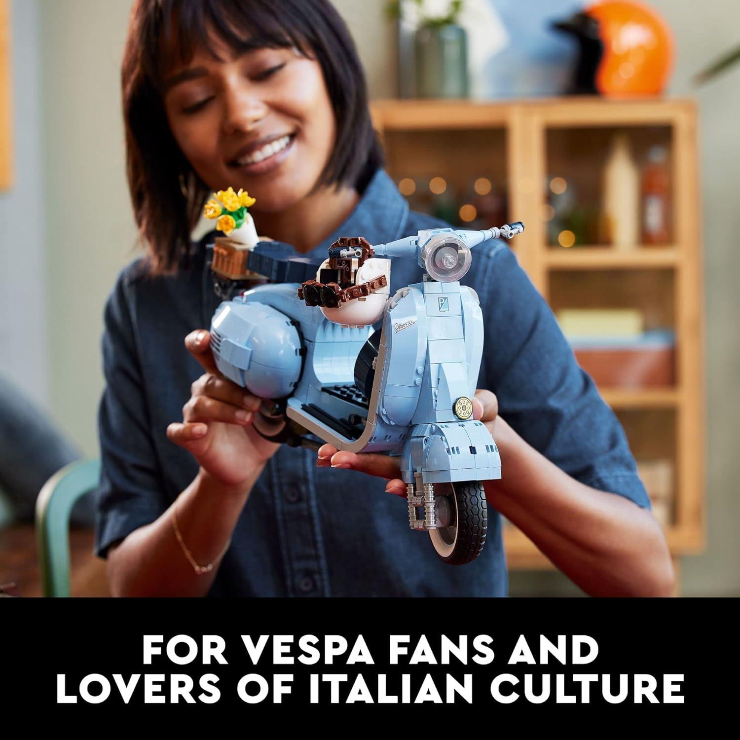 LEGO Vespa 125 Modelo Construcción 1106 Piezas Azul