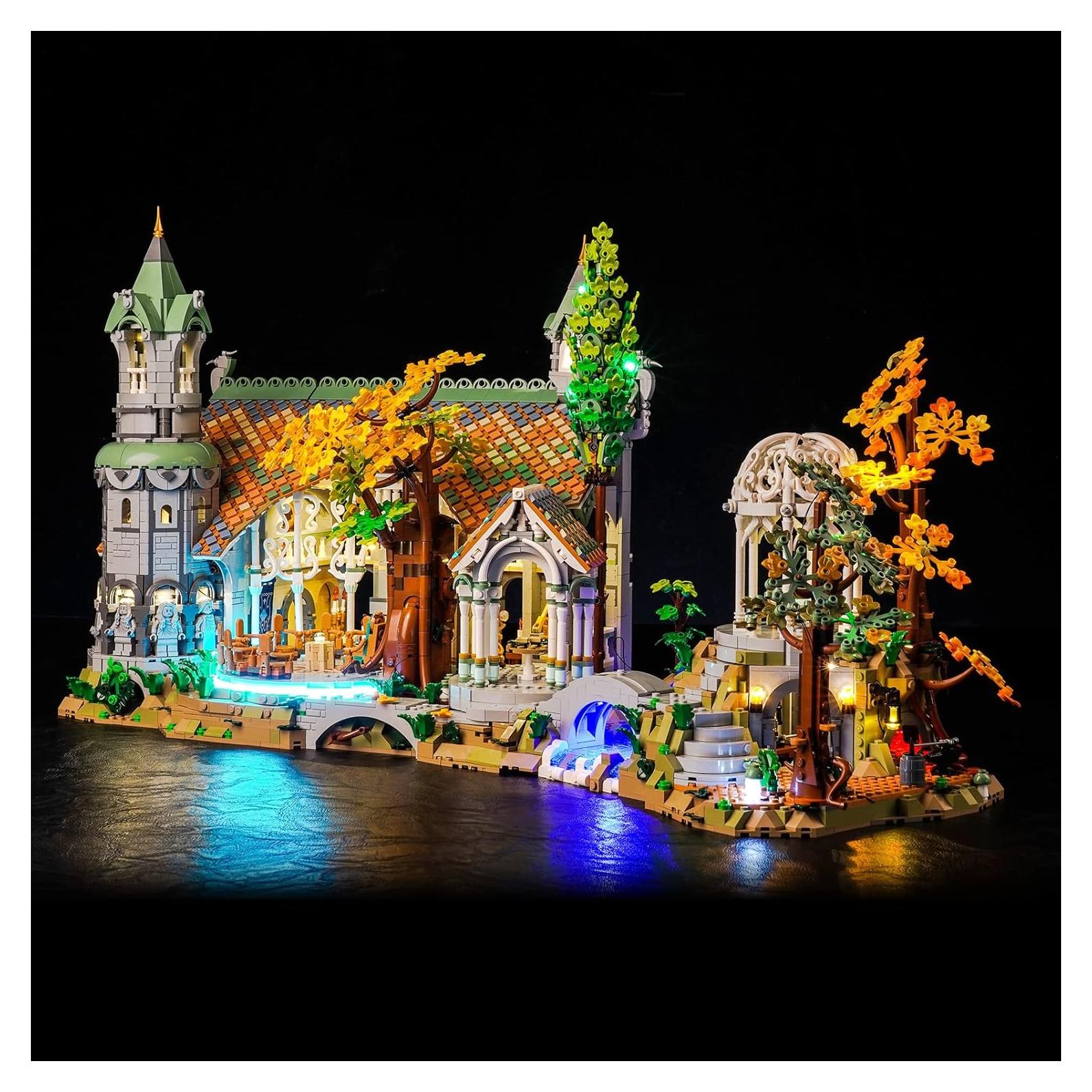 Kit de Luces LED VONADO para Lego Rivendell 10316 DIY