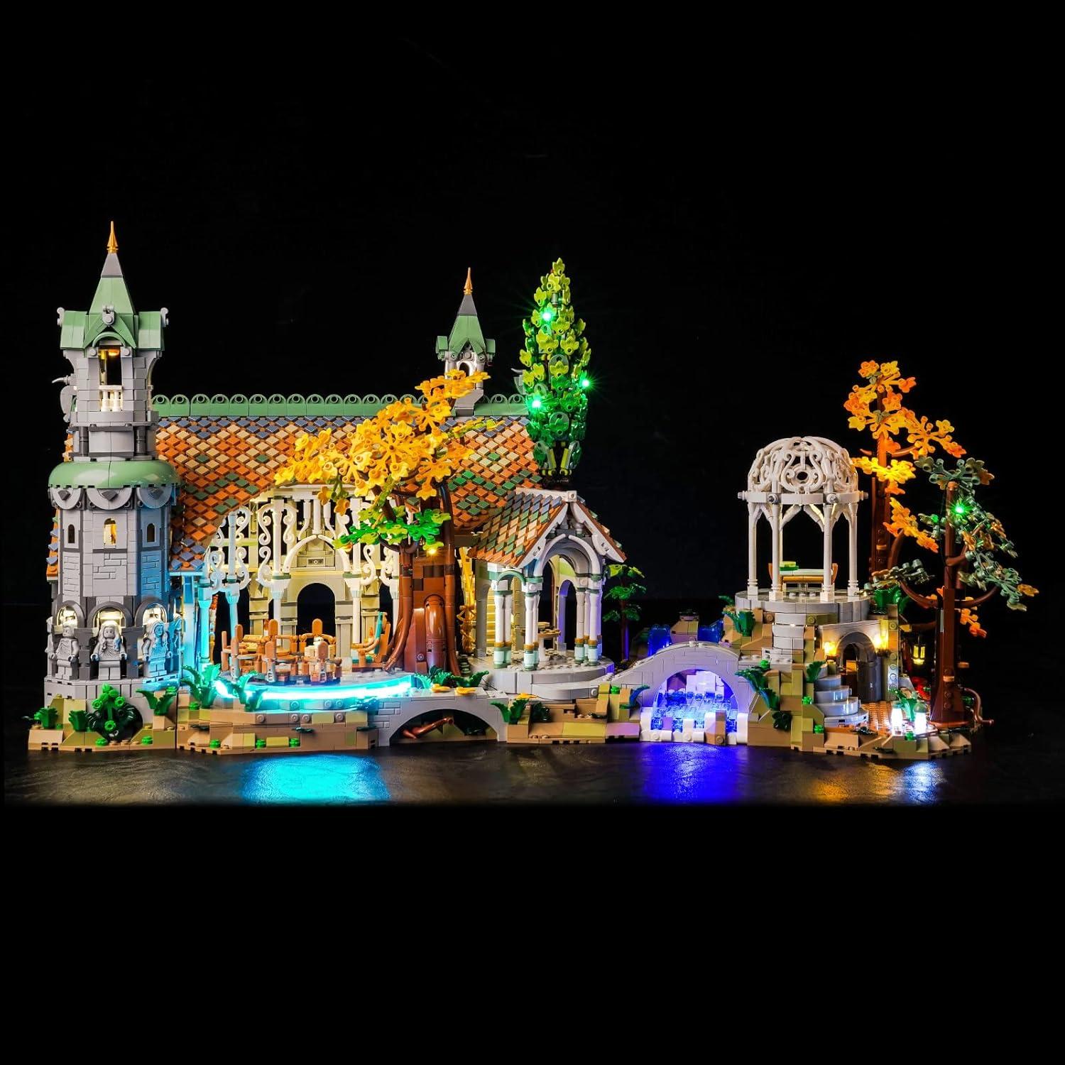 Kit de Luces LED VONADO para Lego Rivendell 10316 DIY