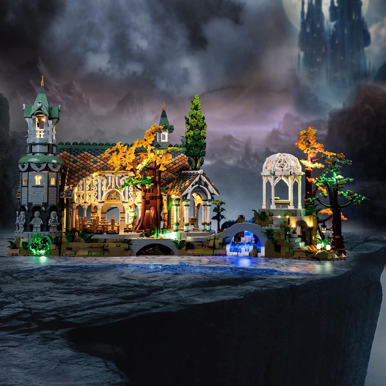 Kit de Luces LED VONADO para Lego Rivendell 10316 DIY