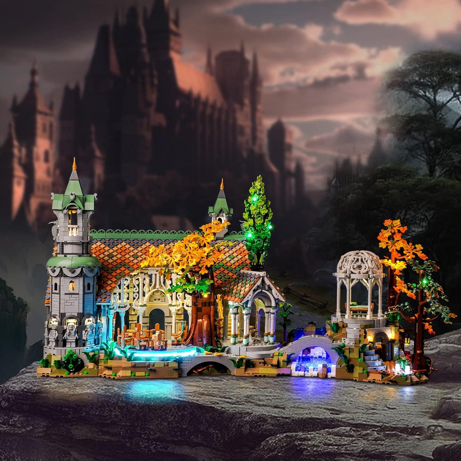 Kit de Luces LED VONADO para Lego Rivendell 10316 DIY