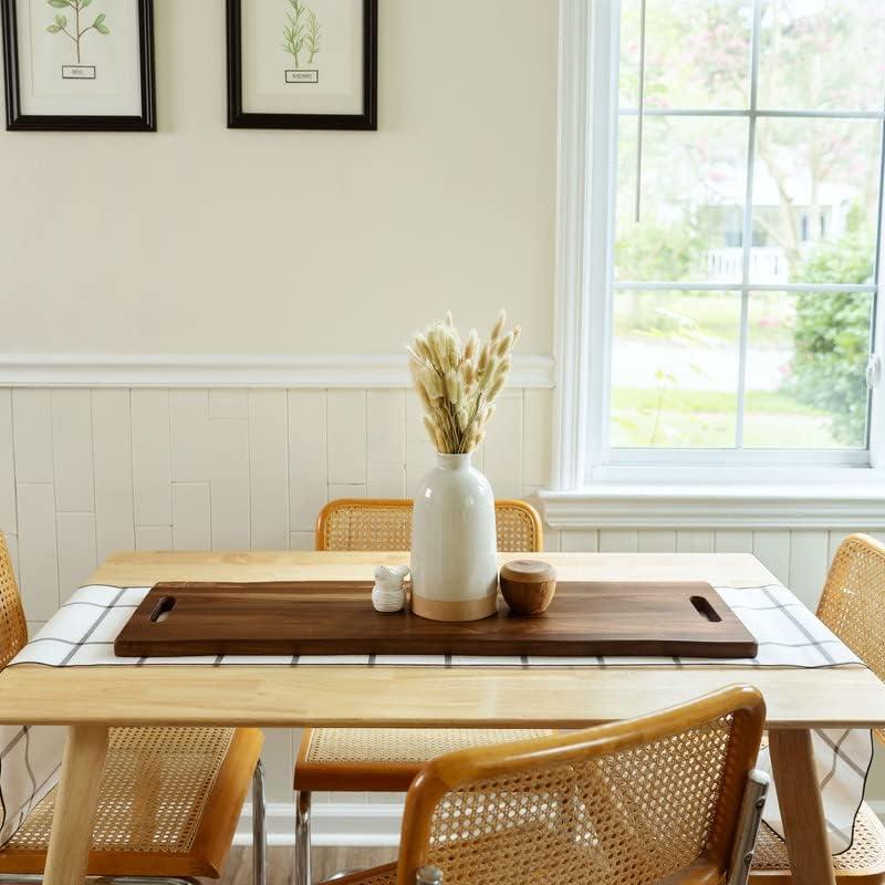 Tabla de Servir Rectangular de Acacia 91x30 cm Home Beets