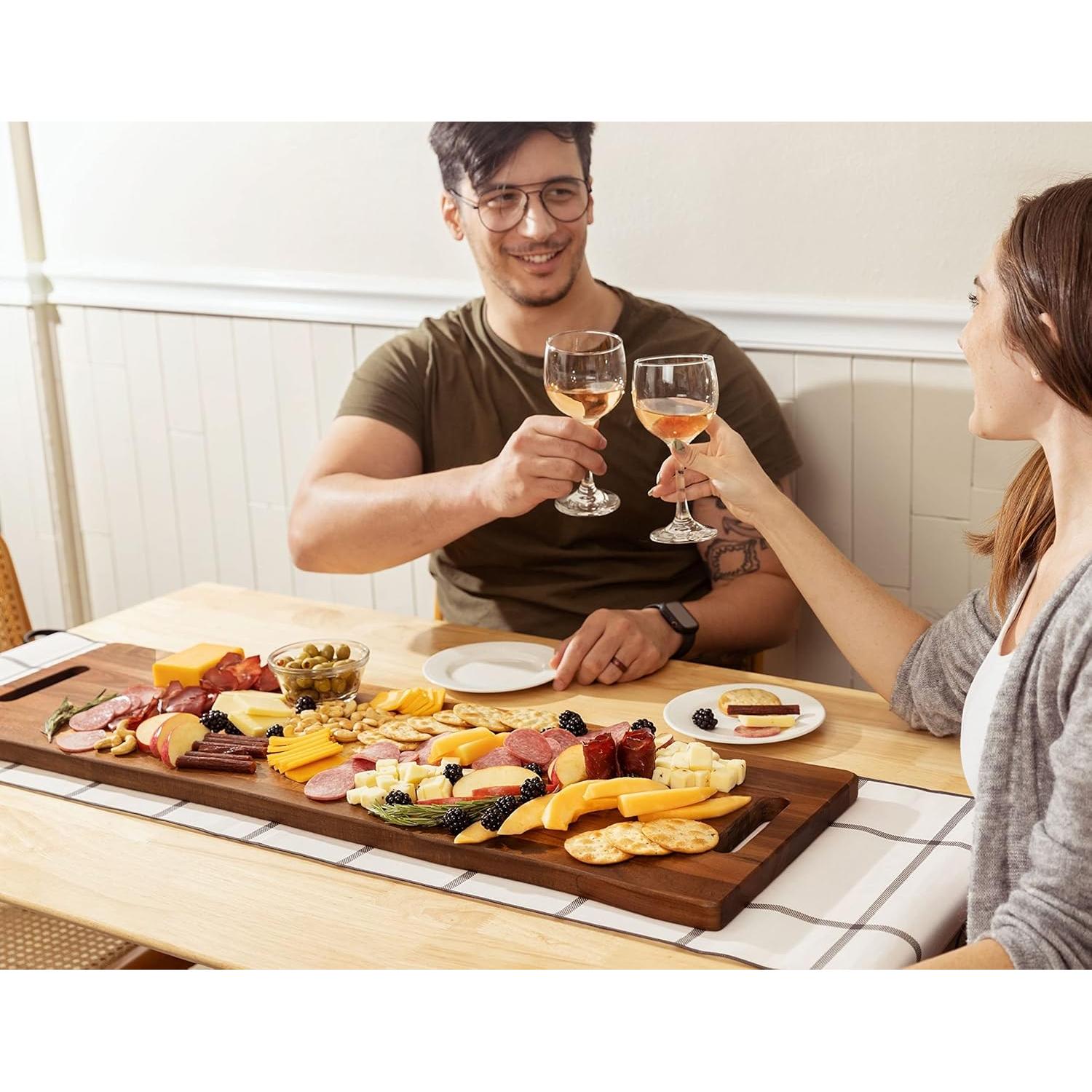 Tabla de Servir Rectangular de Acacia 91x30 cm Home Beets