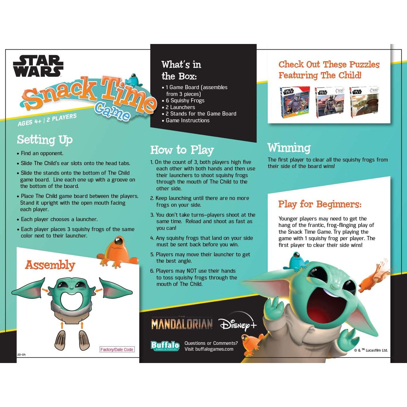 Juego de Snack Buffalo Games Star Wars El Mandaloriano