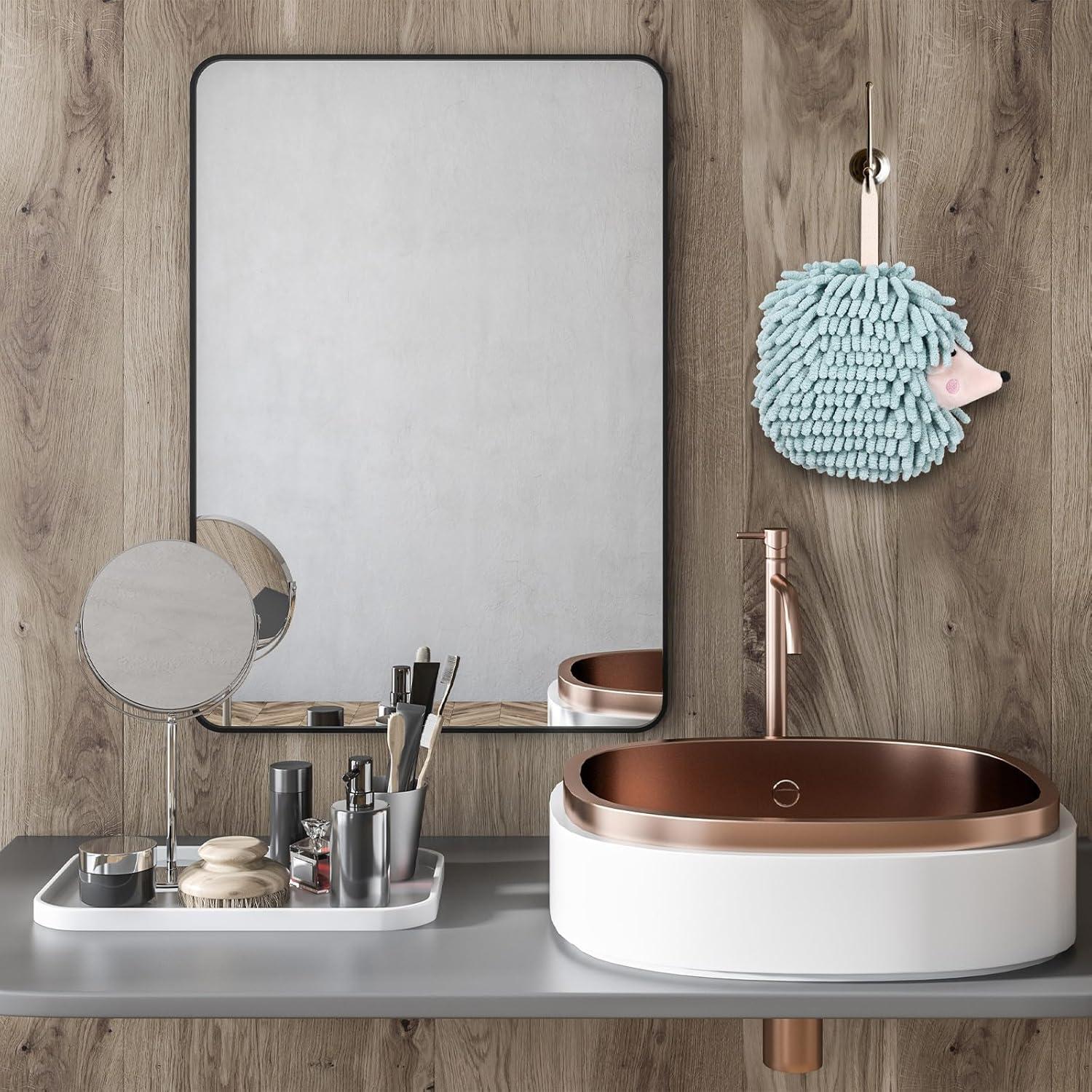 Paquete de 6 Toallas de Mano Chenille Estilo Erizo HunnmingRe