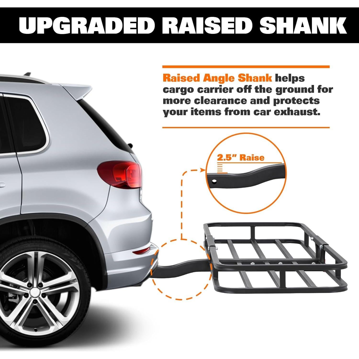 Transportador de Carga WEIZE 135x48cm 227KG con Accesorios