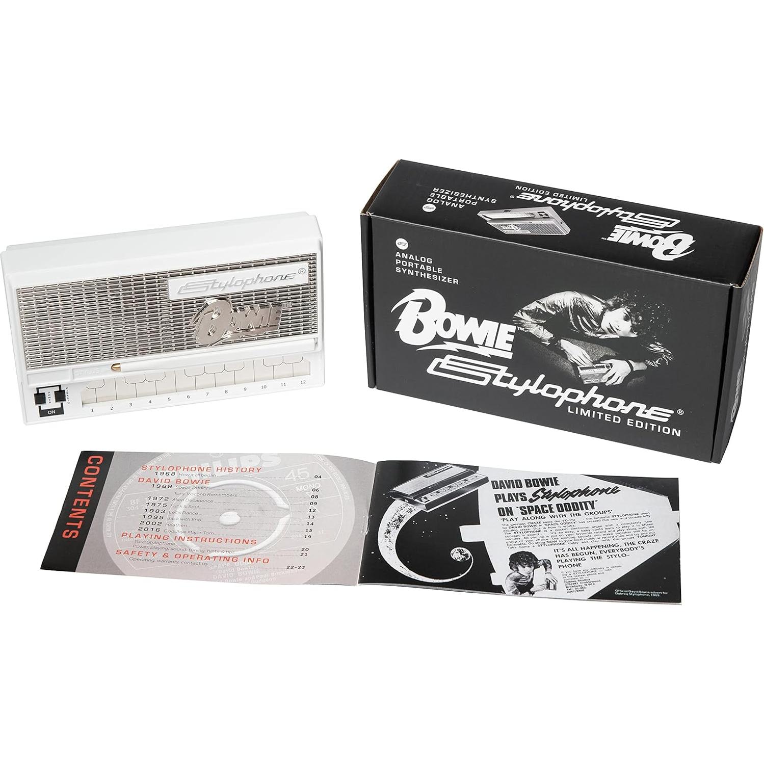 Sintetizador Bowie Stylophone Ed. Limitada Blanco