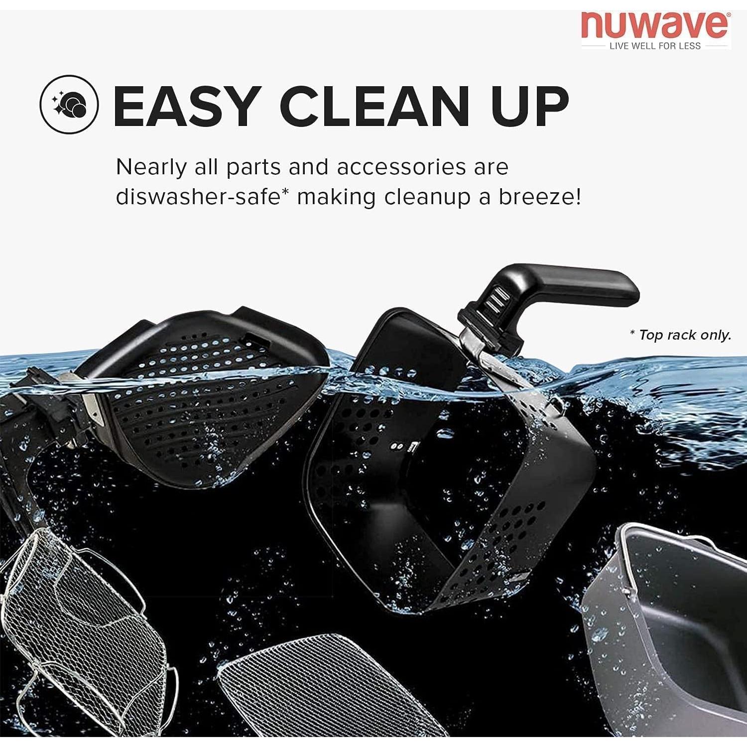 Freidora de Aire Nuwave 8 Qt 1800W con Termómetro Digital