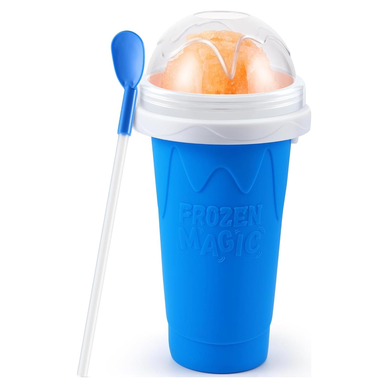 Taza Hacedora de Slushies Tgosomt Azul 330ml Reutilizable