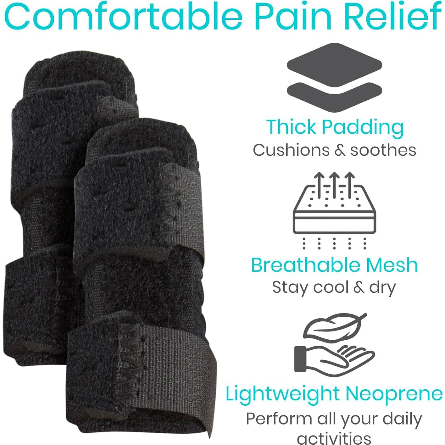 Férulas para Dedos Vive - Paquete de 2 - Alivio Artritis y Esguince