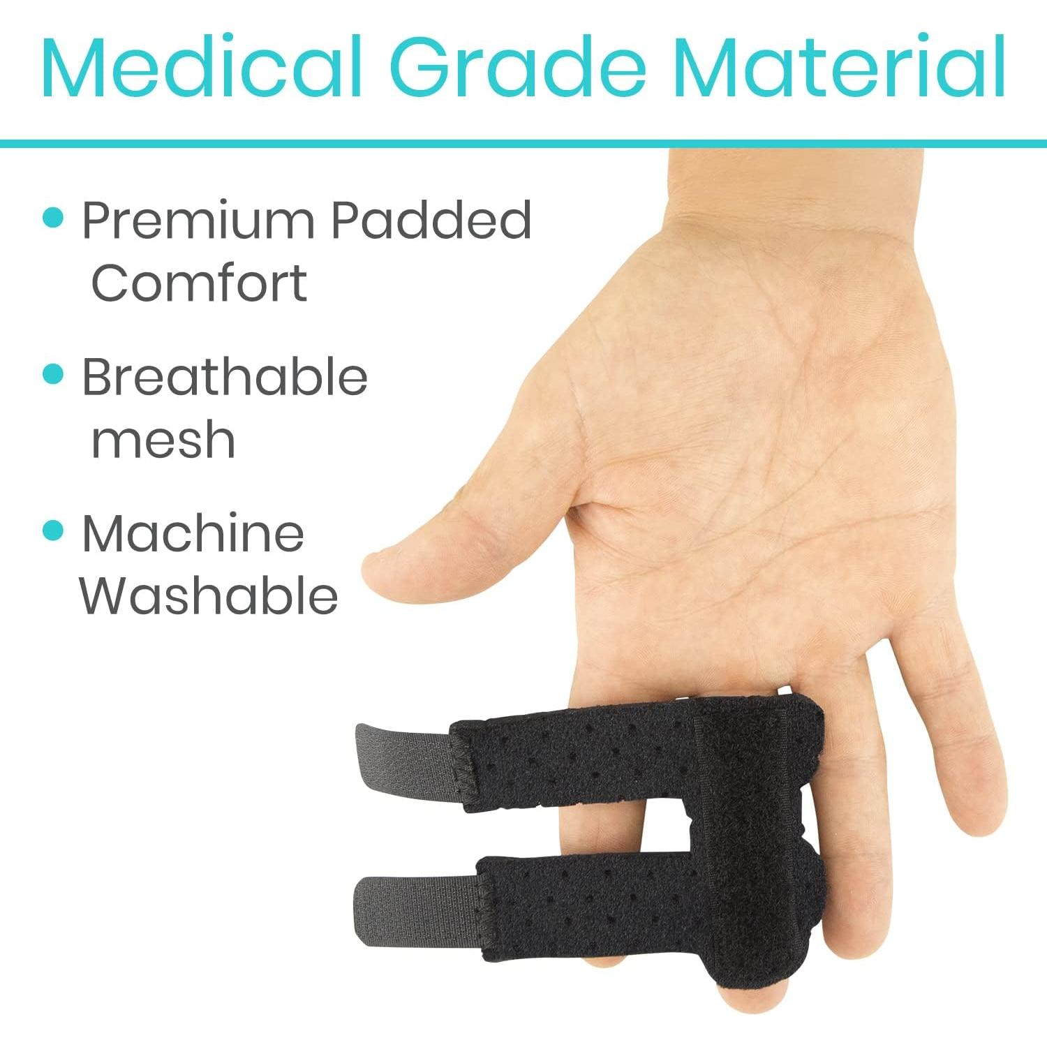 Férulas para Dedos Vive - Paquete de 2 - Alivio Artritis y Esguince