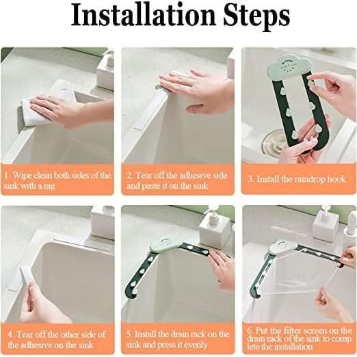 Colador de Fregadero Triangular Azima Gris - 150 Piezas