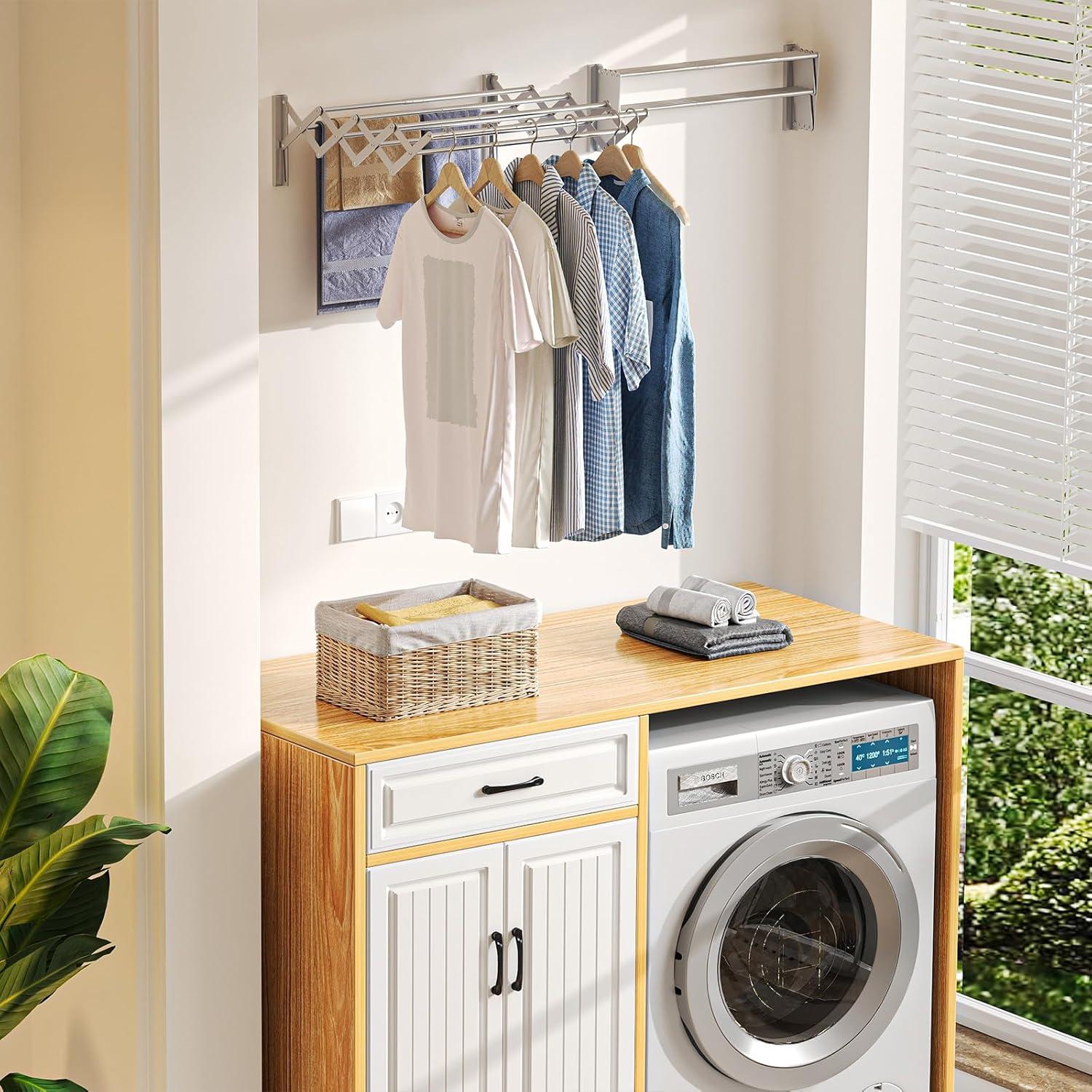 Estante de Secado de Ropa Plegable X-cosrack 8 Varillas Aluminio