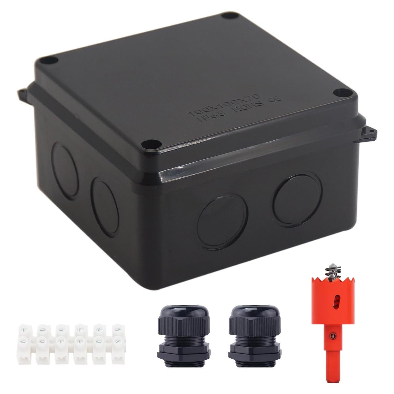 Caja de Conexiones Impermeable IP65 LuSumtly 100x100x70mm