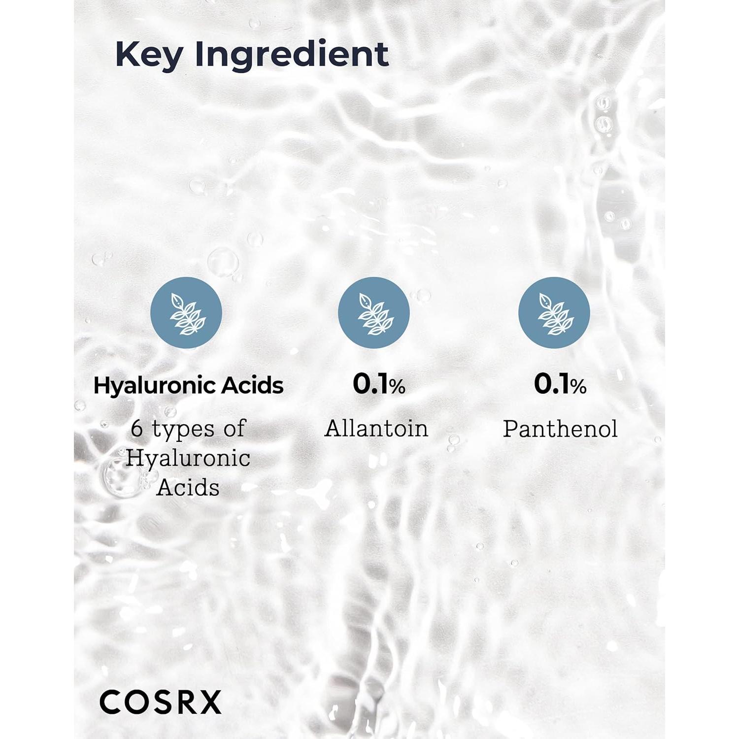 Tónico Hidratante COSRX Hydrium 150ml con Ácido Hialurónico