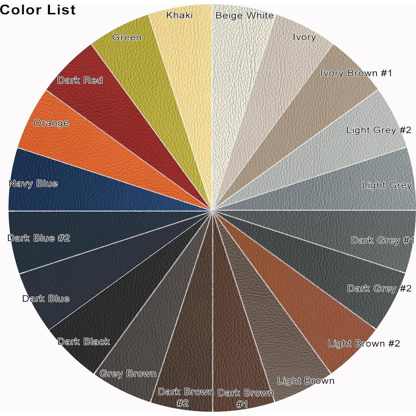 Parche autoadhesivo de cuero ILOFRI 7.62x152.4 cm Beige
