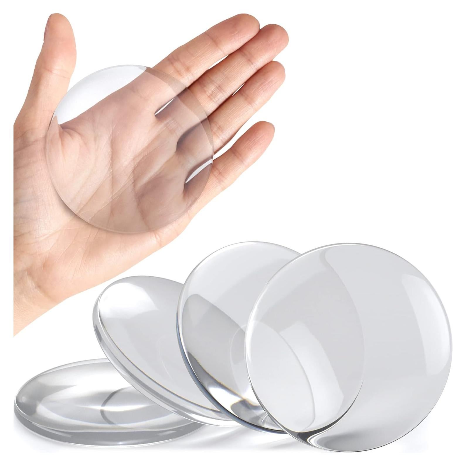 Tope de Pared y Puerta MÁS FUERTE 4 Piezas Transparente