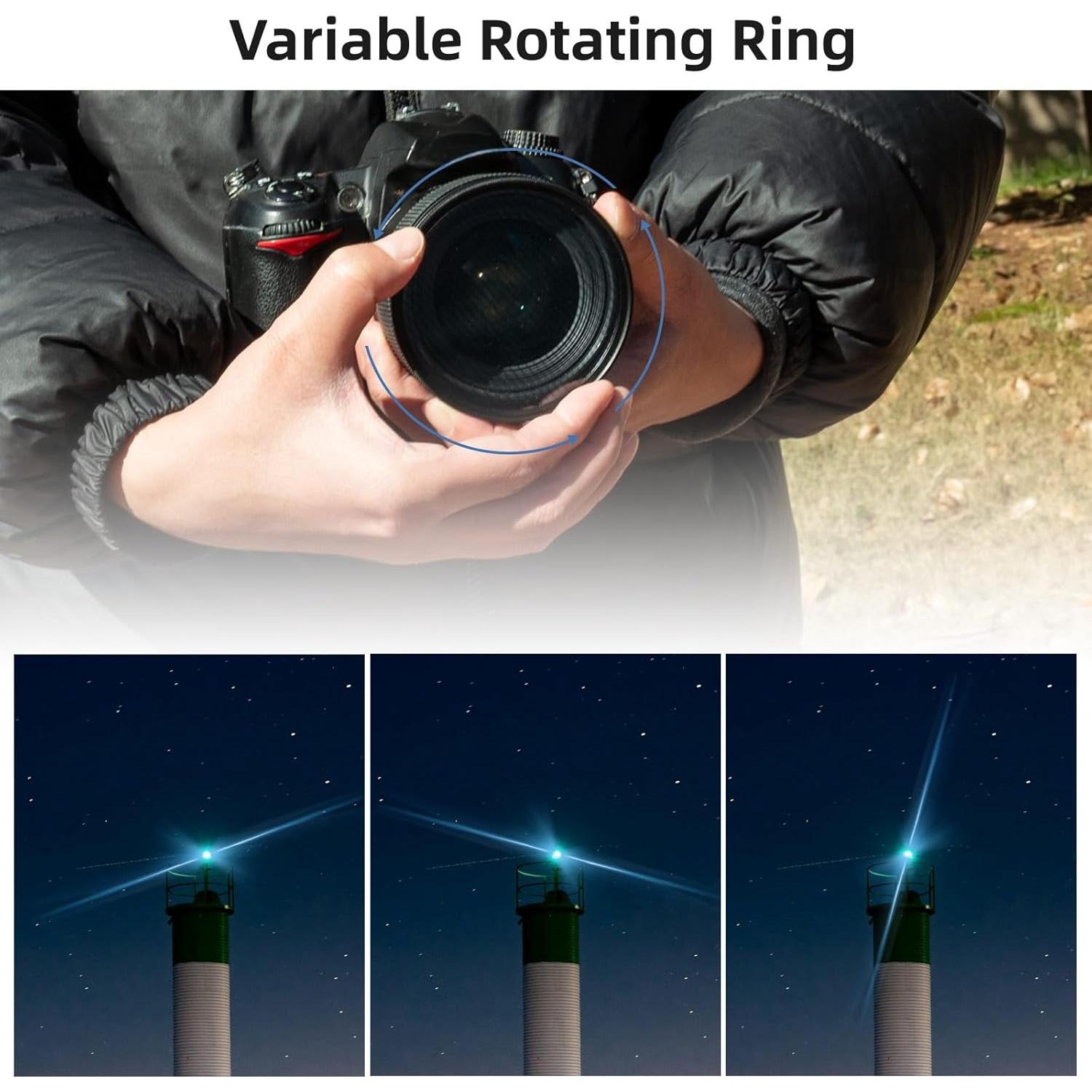 Filtro de lente anamórfico Blue Streak 49mm GREEN.L